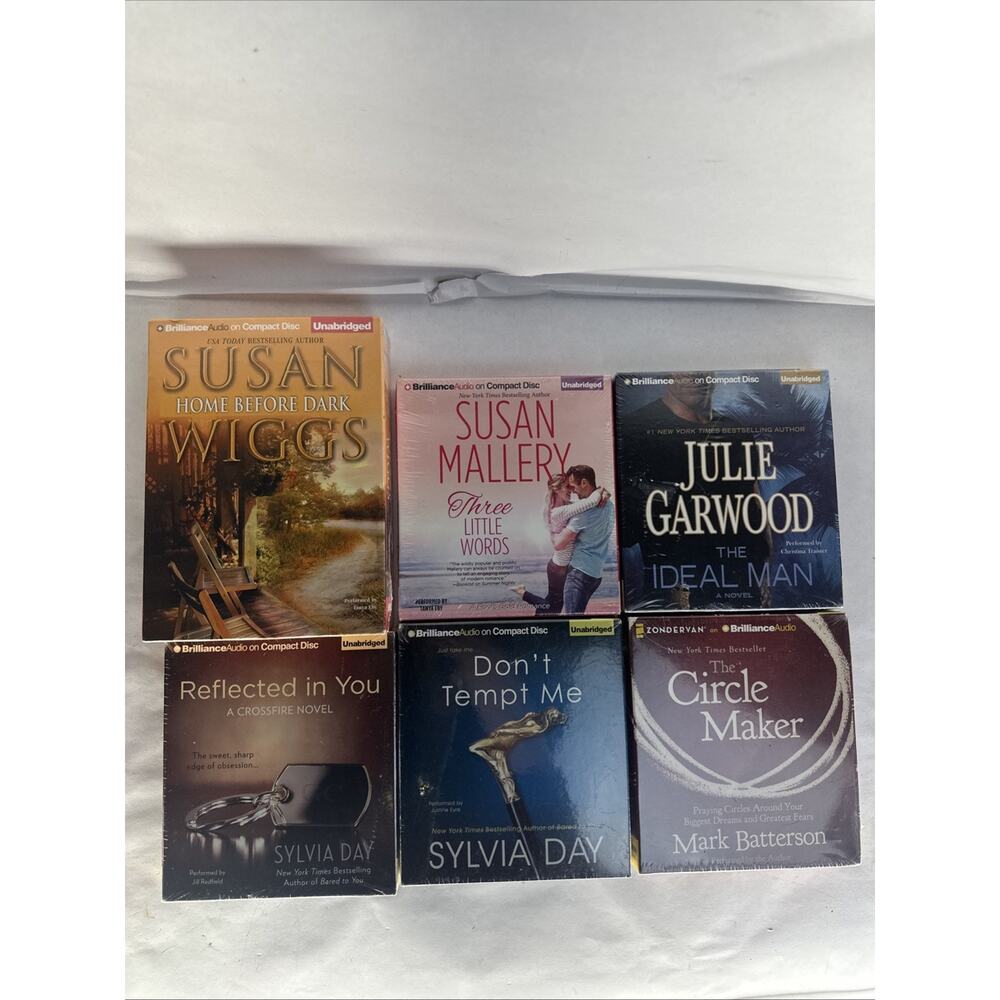 Lot of 6 Brilliance Audio Books - Various Authors - BRAND NEW - FACTORY SEALED